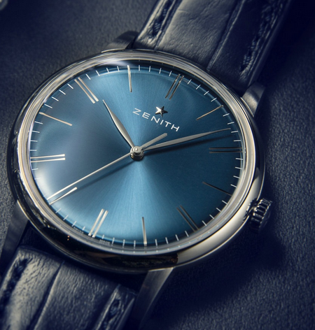 Charming Blue Dials Zenith Elite 6150 Fake Watches