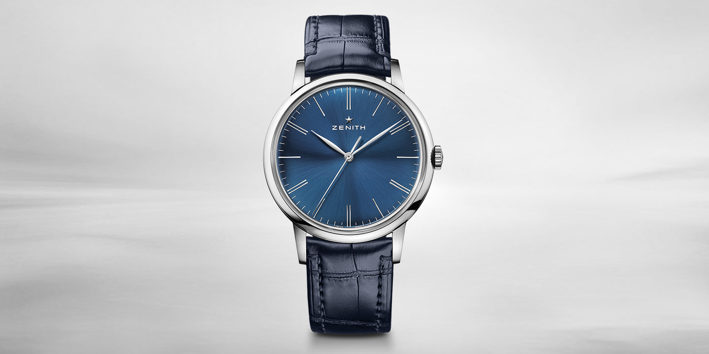 Charming Blue Dials Zenith Elite 6150 Replica Watches