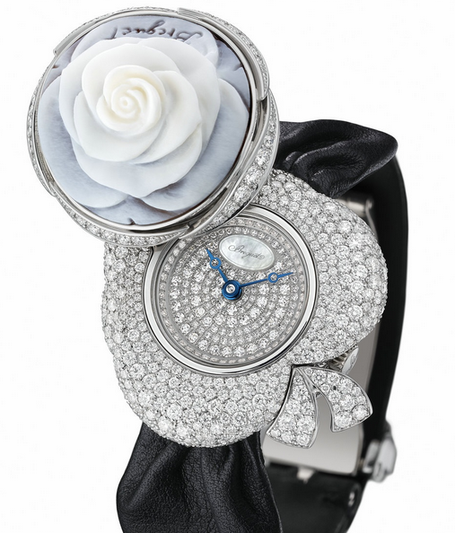 Advanced White Gold Breguet Secret De La Reine Fake Watches