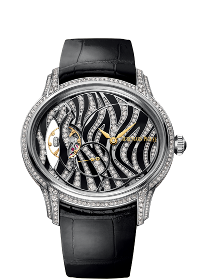 New Creative Ladies’ Audemars Piguet Millenary Fake Watches With White Gold Cases