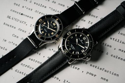 The luminescent coated hands and hour markers allow the wearers to read the time clearly under deep sea.