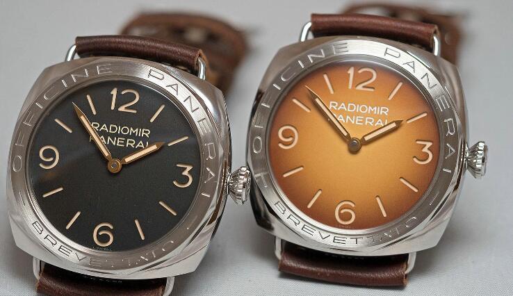 Both the two new Panerai watches sport the distinctive look of vintage style.